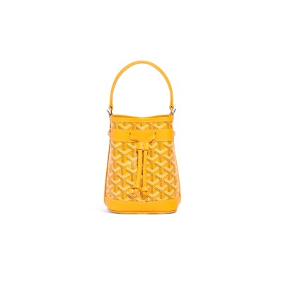 GOYARD PETIT FLOT MINI BUCKET BAG PEFLOTMINTY08CL08P (17.5*12*10cm)